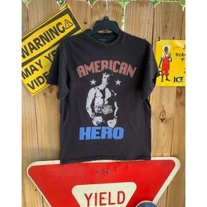 Retro "American Hero" Rocky t-shirt size Medium.
